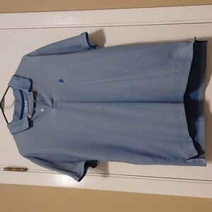 Light Blue Polo shirt with natural stretch